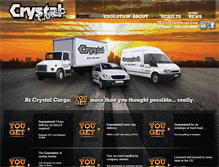 Tablet Screenshot of crystalcargo.com